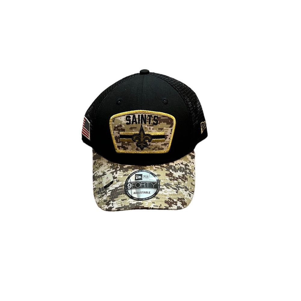 New Orleans Saints New Era Salute To Service Snapback Adjustable Flag